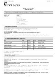 SAFETY DATA SHEET CRYSTIC 356PA - Flint Hire & Supply