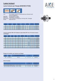 Catalogo Lame incisori - Howema Italia