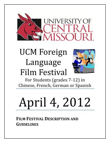 Film Festival Description and Guidelines - University of Central ...