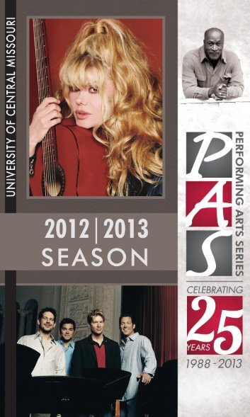 2012-2013 Season Brochure - University of Central Missouri