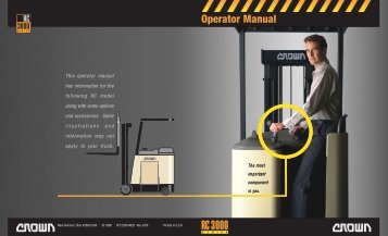 RC 3000 - Crown Equipment Corporation
