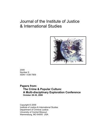 Journal of the Institute of Justice & International Studies