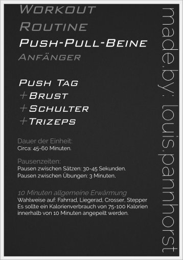 Workout Routine PPB An