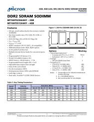 2GB, 4GB (x64, DR) 200-Pin DDR2 SDRAM SODIMM - Micron