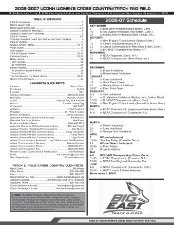 2006-07 Media Guide - UConn Huskies