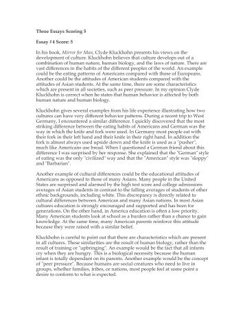 How To Start An Intro To An Essay Three Essays Scoring Essay Score In His Book Mirror For Essays Against The Death Penalty also Essays About Mothers Love Sample Essays With Scores And Diagnostics Same Sex Marriage Should Be Legal Essay