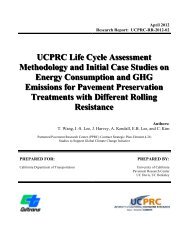 UCPRC Life Cycle Assessment Methodology and Initial Case ...