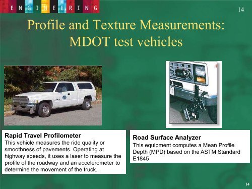 Effect of Pavement Conditions on Rolling Resistance and Fuel ...