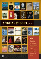 Fiscal Year 2010 (PDF) - University of California Press