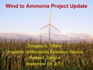 Wind to Hydrogen to Ammonia Pilot Project