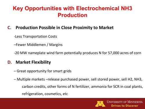 Wind to Hydrogen to Ammonia Pilot Project