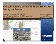 Hydraulic Analysis and Embankment Protection Conceptual Design