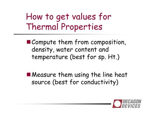 Th l R i ti it f S il Thermal Resistivity of Soils and Engineered Materials