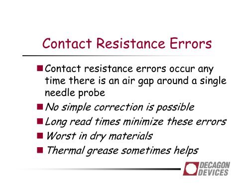 Th l R i ti it f S il Thermal Resistivity of Soils and Engineered Materials