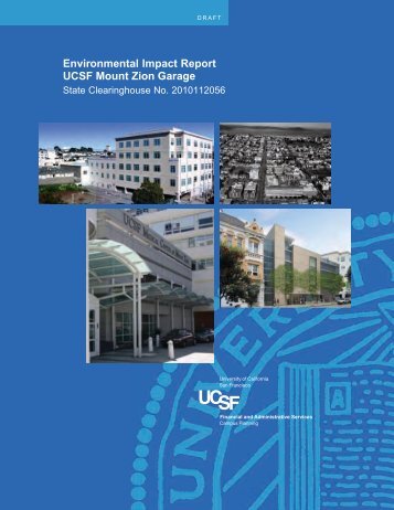 UCSF Mt. Zion Parking Garage DEIR [PDF] - University of California ...