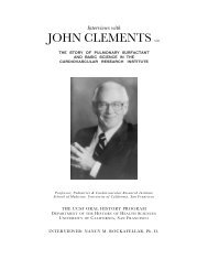 JOHN CLEMENTS M.D. - University of California, San Francisco