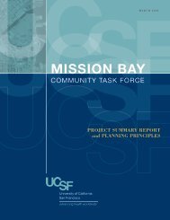 UCSF Mission Bay Community Task Force Project Summary Report ...