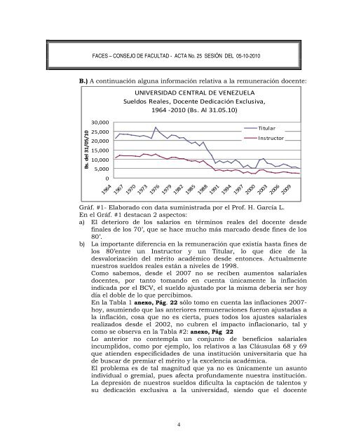 CONSEJO DE FACULTAD - ACTA No. 25 SESIÃN DEL 05-10-2010 1