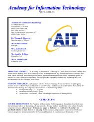 AIT School Profile - Union County Vocational-Technical Schools