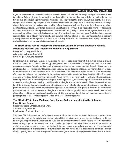 Stander Symposium abstract book - University of Dayton