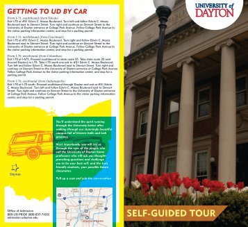 Self-Guided Tour (.pdf) - University of Dayton