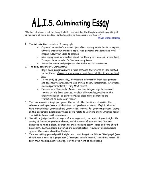 say yes literary analysis essay