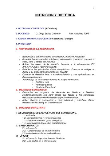 NUTRICION Y DIETÃTICA