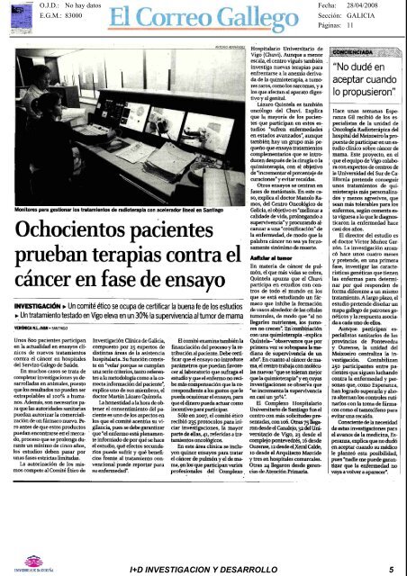 Revista de Prensa - Universidade da CoruÃ±a