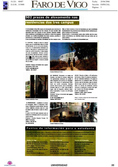 Revista de Prensa - Universidade da CoruÃ±a