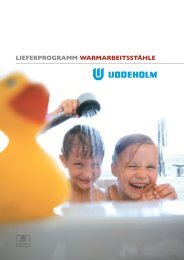 LIEFERPROGRAMM WARMARBEITSSTÄHLE