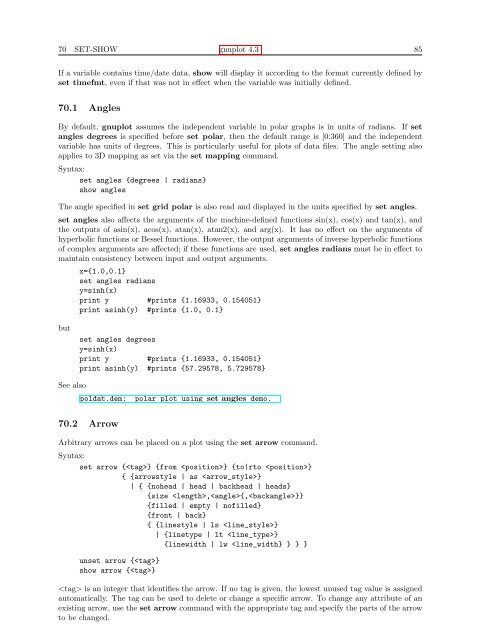 gnuplot documentation