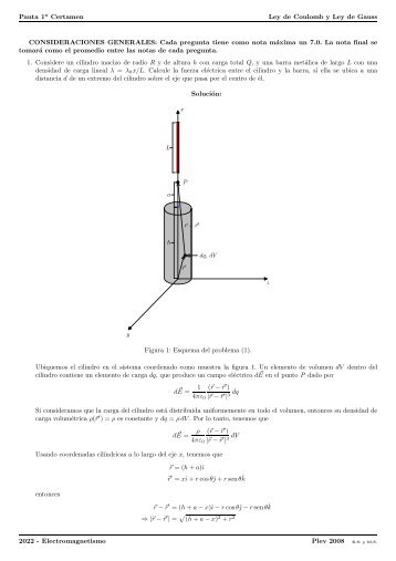 Pauta 1o Certamen Ley de Coulomb y Ley de Gauss ...