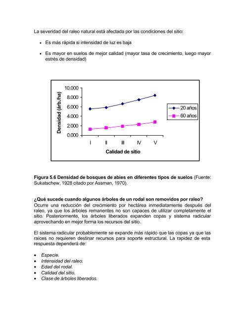 silvicultura aplicada i apuntes de clase - Universidad de ConcepciÃ³n