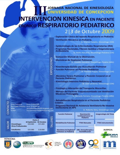 III Jornada de KinesiologÃ­a Respiratoria - Universidad de ConcepciÃ³n