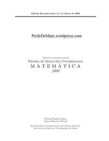 MATEMÂ´ATICA