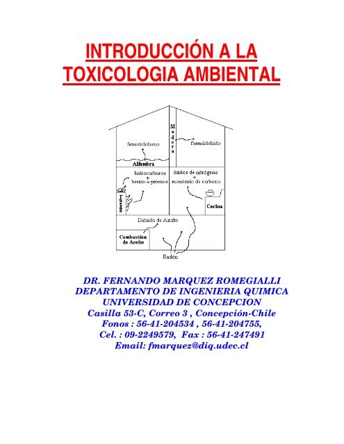 introducciÃ³n a la toxicologia ambiental - Universidad de ConcepciÃ³n