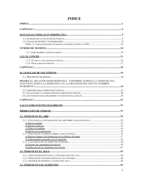 introducciÃ³n a la toxicologia ambiental - Universidad de ConcepciÃ³n