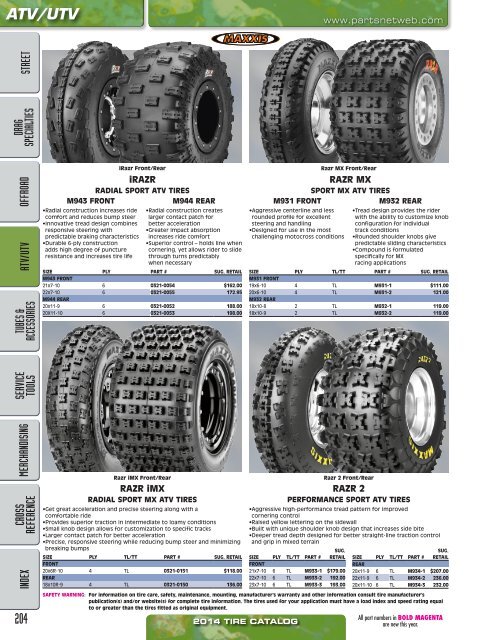 AdrenalineMoto - PU MOTORCYCLE TIRE 2014.pdf.pdf