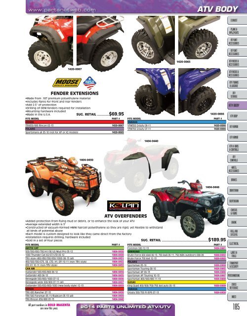 AdrenalineMoto - PU ATV/UTV PARTS 2014.pdf.pdf