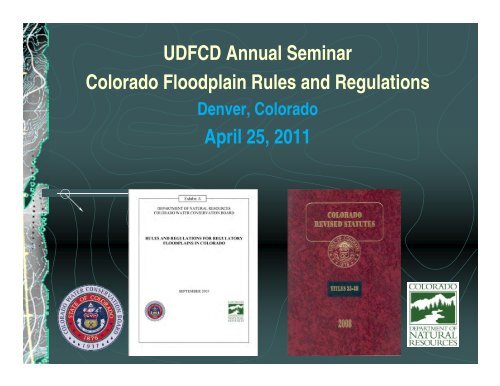 Colorado Floodplain Rules and Regulations