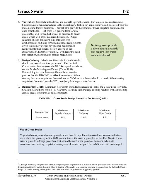 Download the entire Volume 3 Criteria Manual - Urban Drainage ...