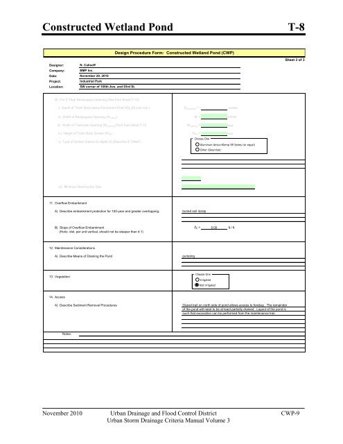 Download the entire Volume 3 Criteria Manual - Urban Drainage ...