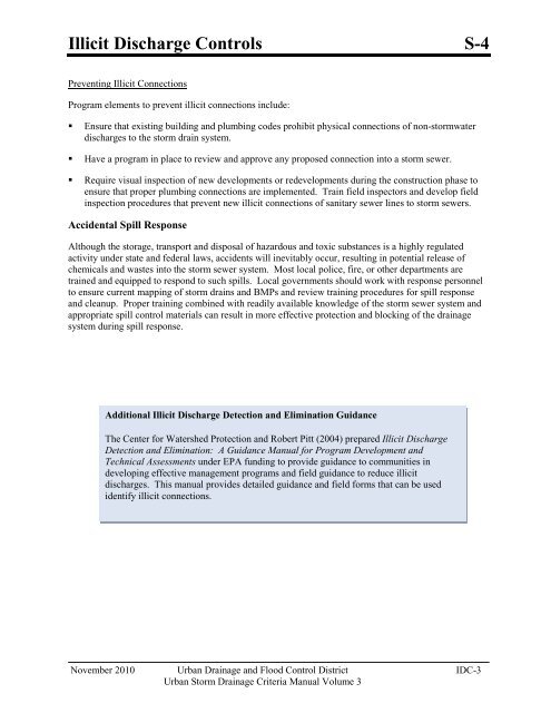 Download the entire Volume 3 Criteria Manual - Urban Drainage ...