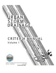 Urban Storm Drainage Criteria Manual â Volumes 1 and 2