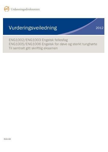 Vurderingsveiledning - Udir.no