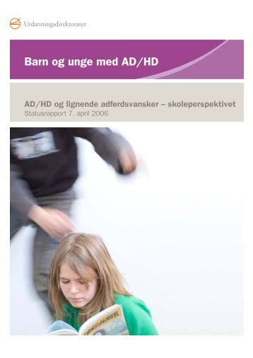 AD/HD og lignende adferdsvansker - Udir.no