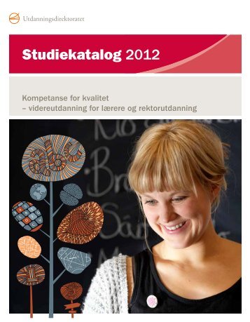 Studiekatalog 2012 - Udir.no