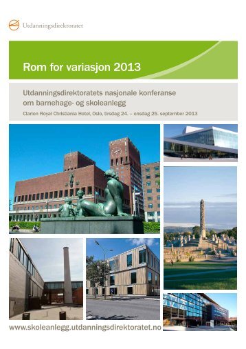 Her finner du programmet for konferansen. - Udir.no