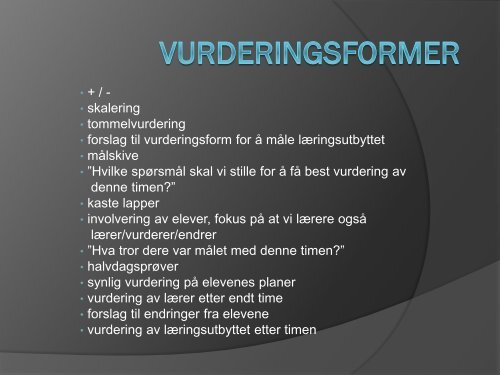 Elevmedvirkning i vurderingsarbeidet â reflekterende ... - Udir.no