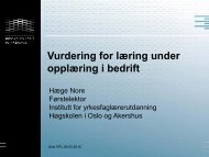 OpplÃ¦ring i bedrift med vurdering for lÃ¦ring - Udir.no